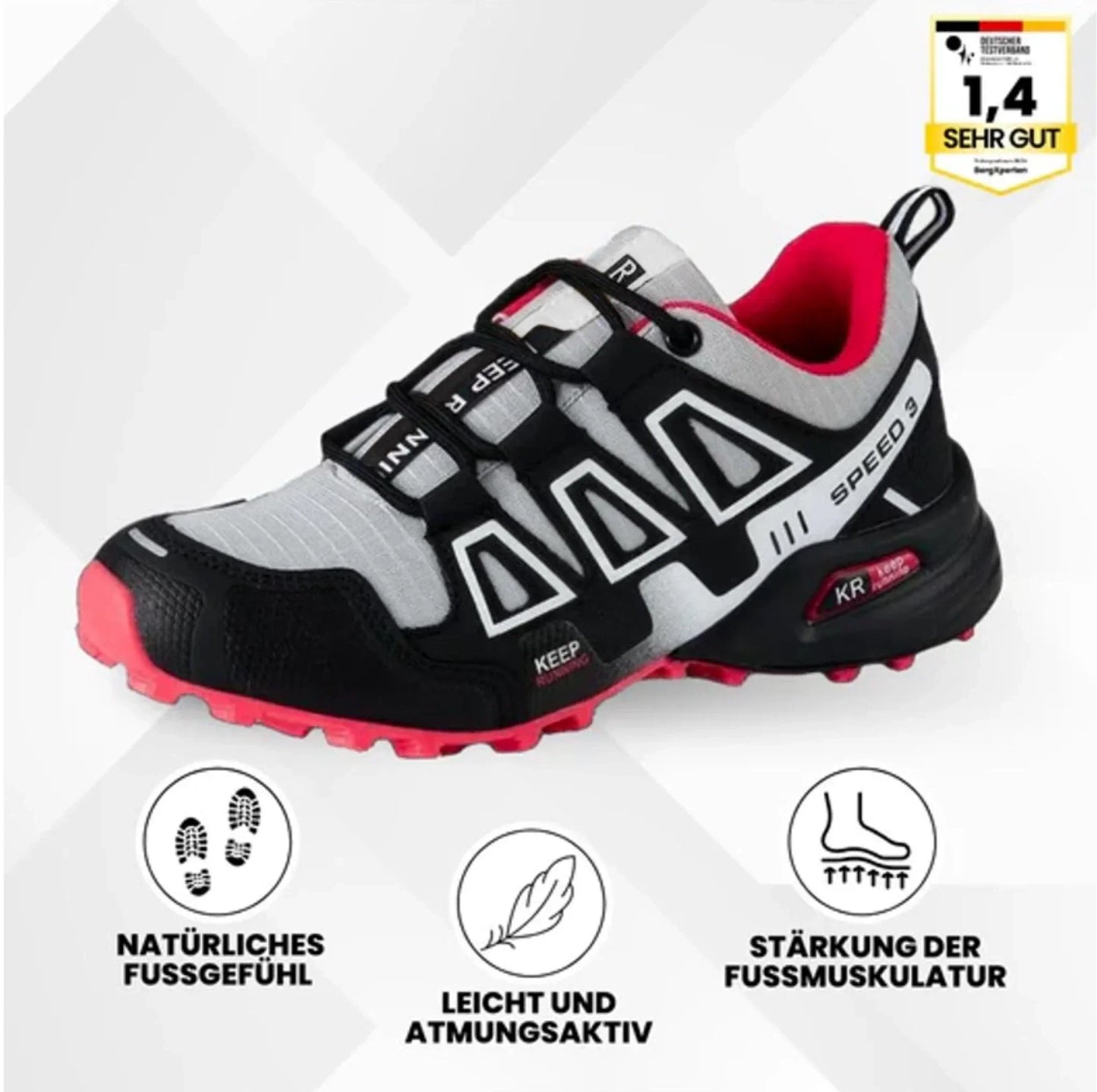 ORTHOTREKKING : Chaussure de trekking et de randonnée ergonomique et antalgique