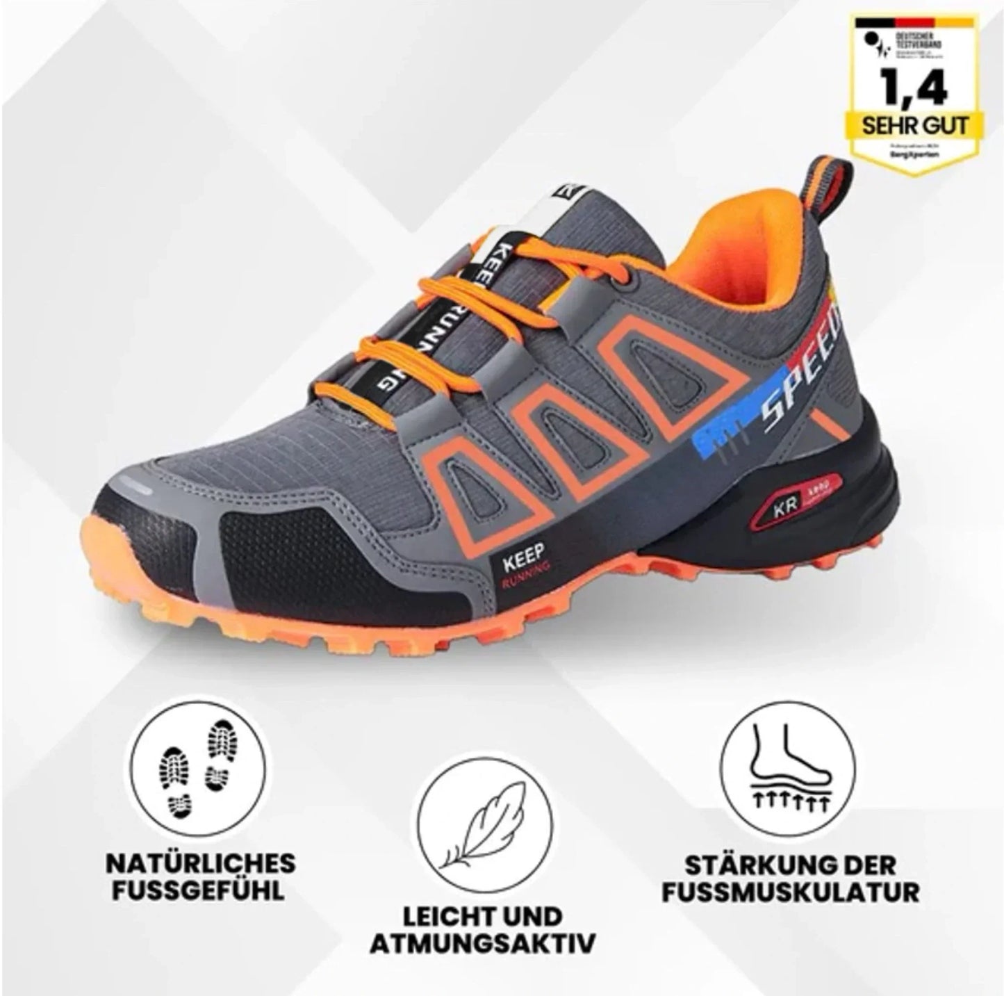 ORTHOTREKKING : Chaussure de trekking et de randonnée ergonomique et antalgique