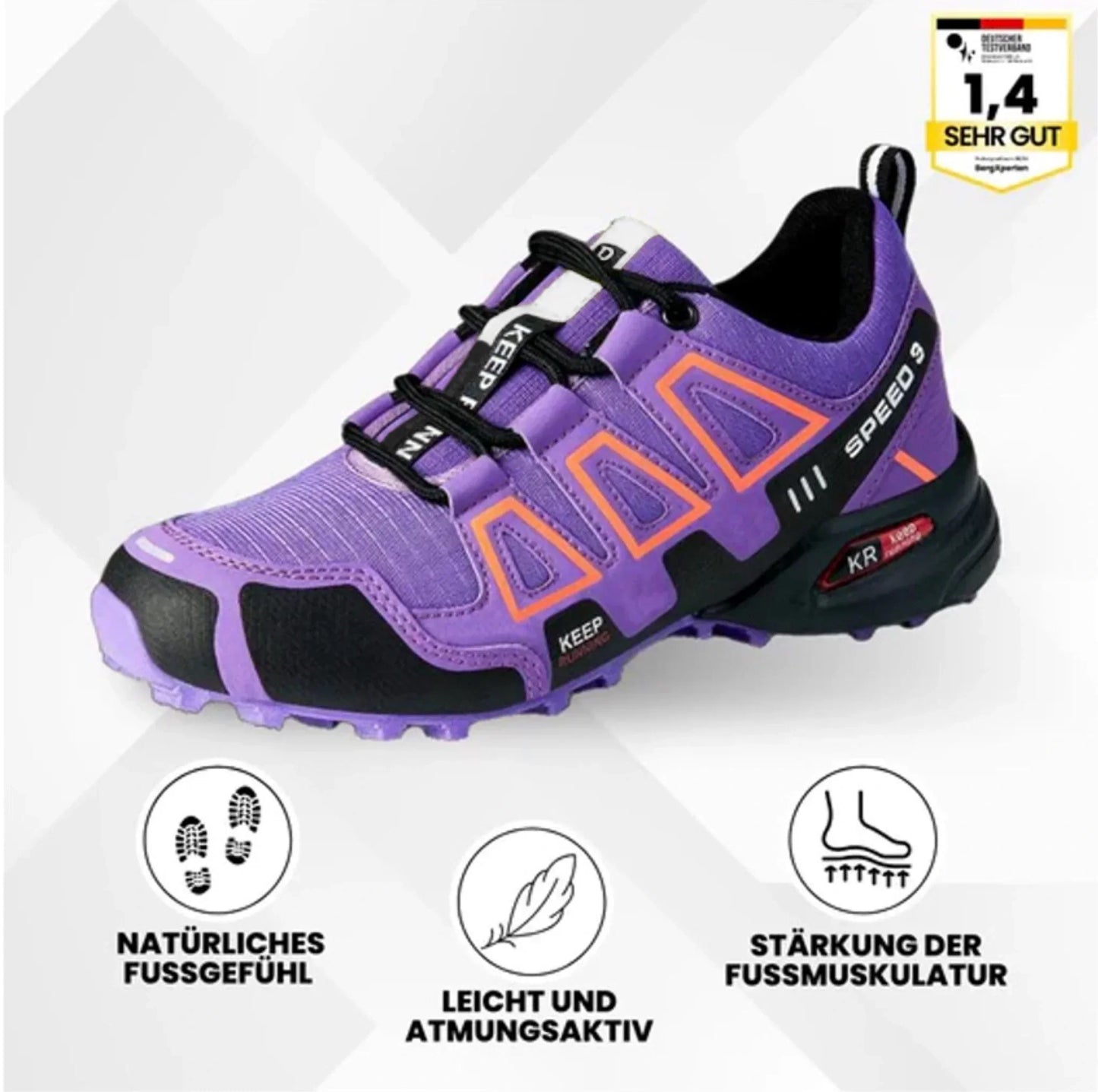 ORTHOTREKKING : Chaussure de trekking et de randonnée ergonomique et antalgique