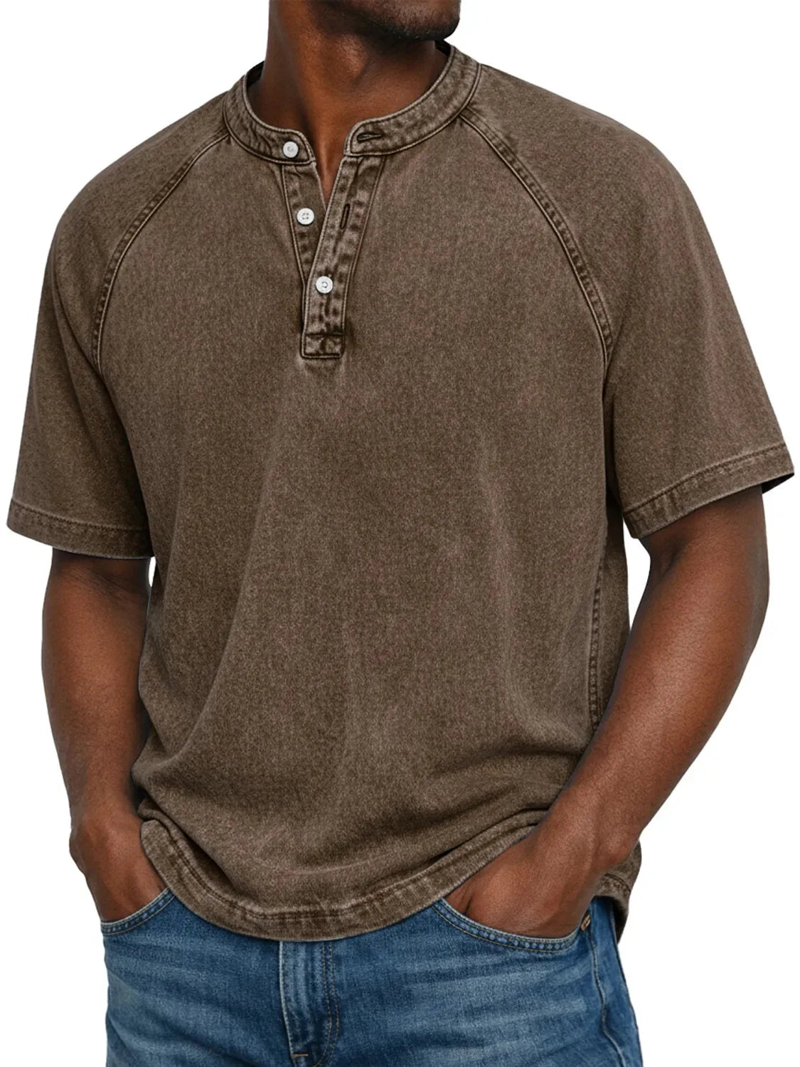 Lukas | Chemise vintage élégante à boutons pour hommes – look rétro intemporel