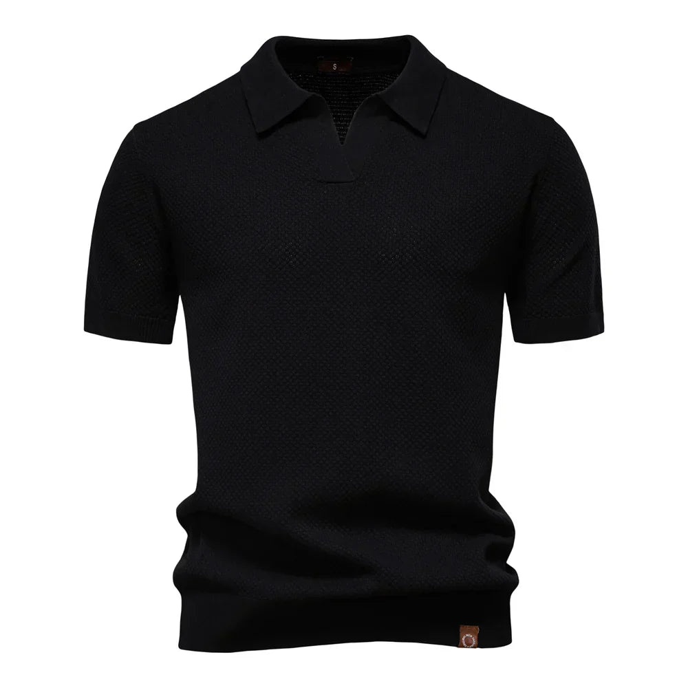 GUSTAV™ | Polo homme élégant et aérien – L'élégance rencontre le confort à porter