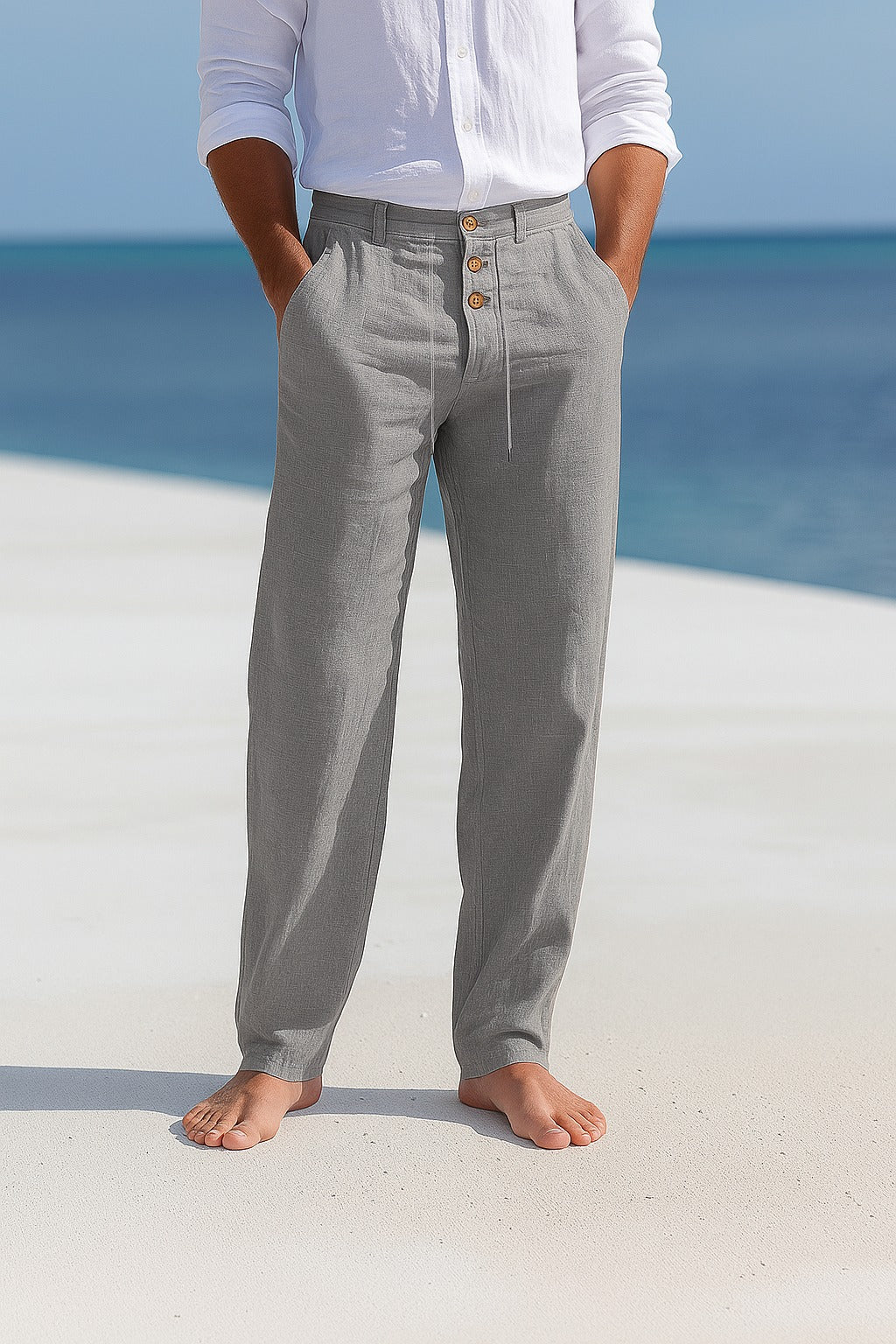 Pantalon en lin pour hommes Lino – léger, respirant et élégant