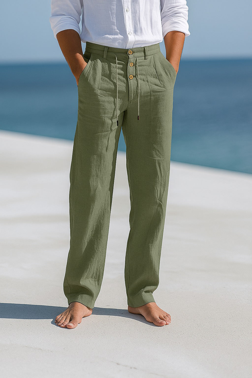 Pantalon en lin pour hommes Lino – léger, respirant et élégant