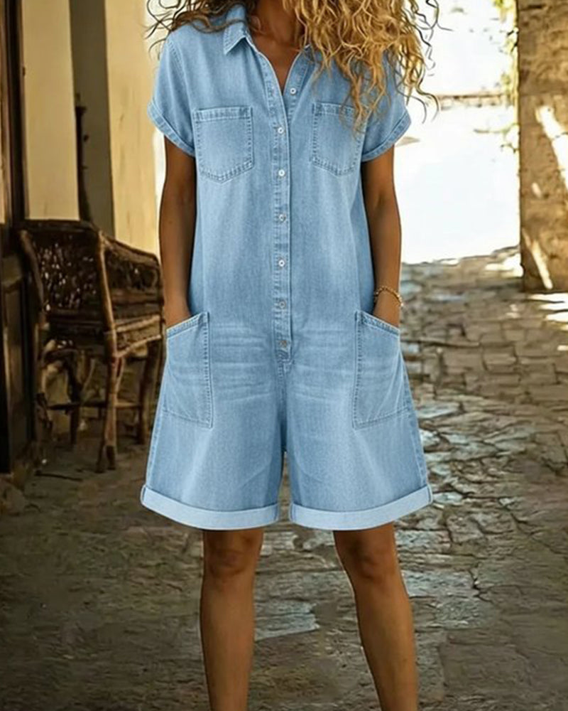 Capri | Salopette en denim légère – confortable, aérienne et polyvalente, facile à assortir