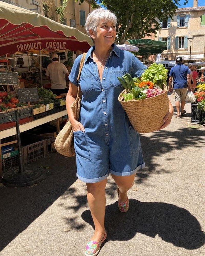 Capri | Salopette en denim légère – confortable, aérienne et polyvalente, facile à assortir