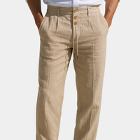 MATTEO Pantalon d'été léger en lin – respirant, confortable et élégant