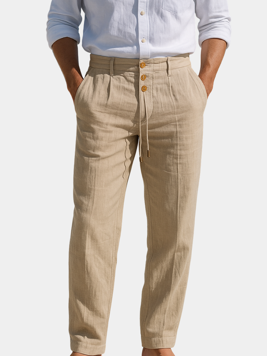 Pantalon en lin pour hommes Lino – léger, respirant et élégant