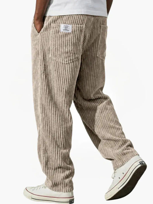 Leon – Pantalon en velours côtelé élégant au look vintage