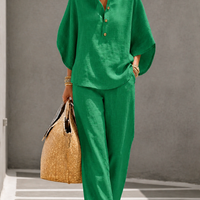 Celina | Ensemble Palazzo léger – élégant et confortable