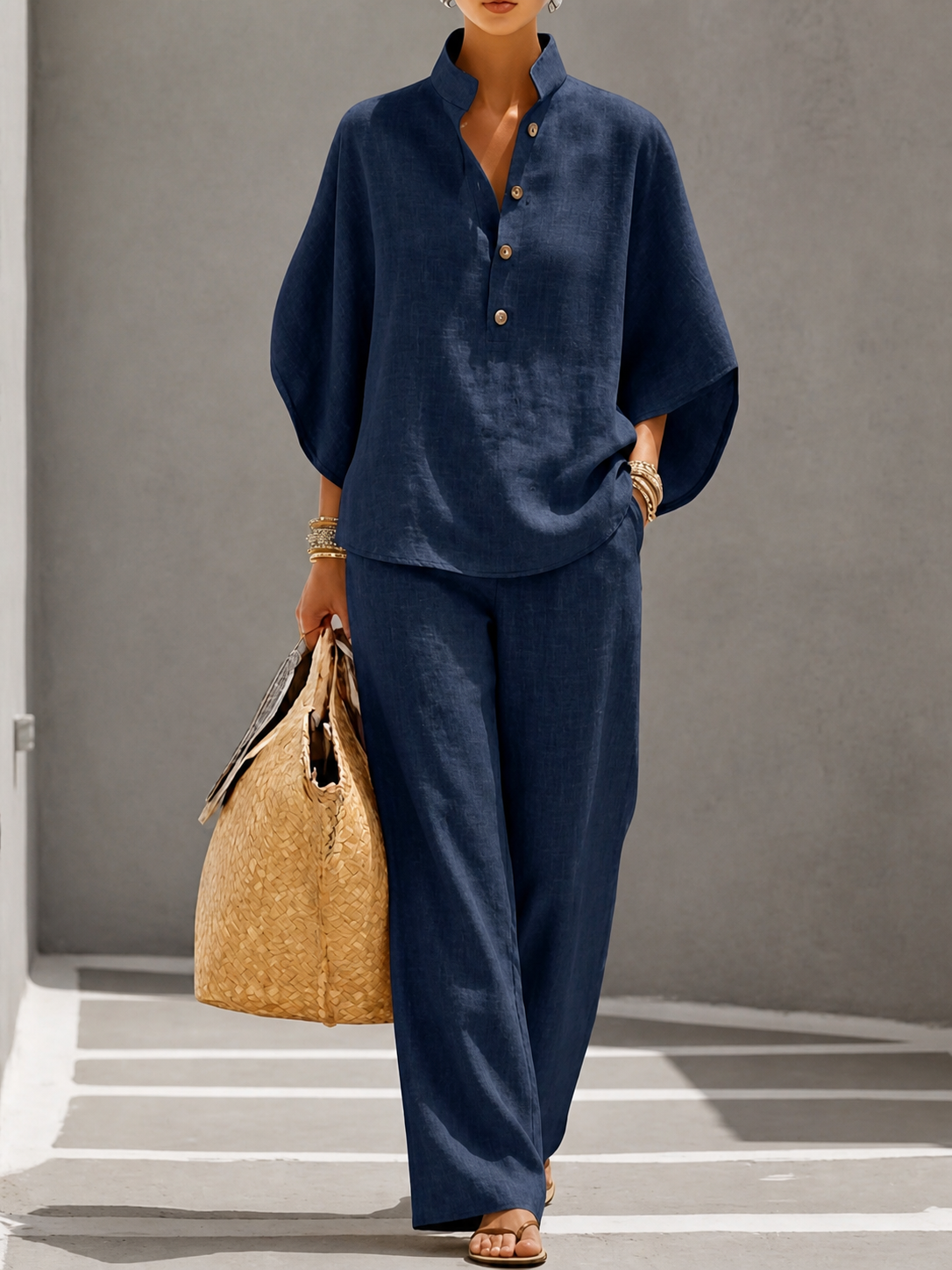 Celina | Ensemble Palazzo léger – élégant et confortable