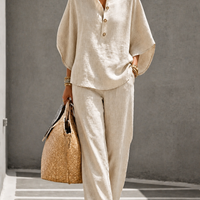 Celina | Ensemble Palazzo léger – élégant et confortable