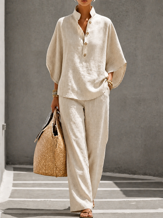 Celina | Ensemble Palazzo léger – élégant et confortable