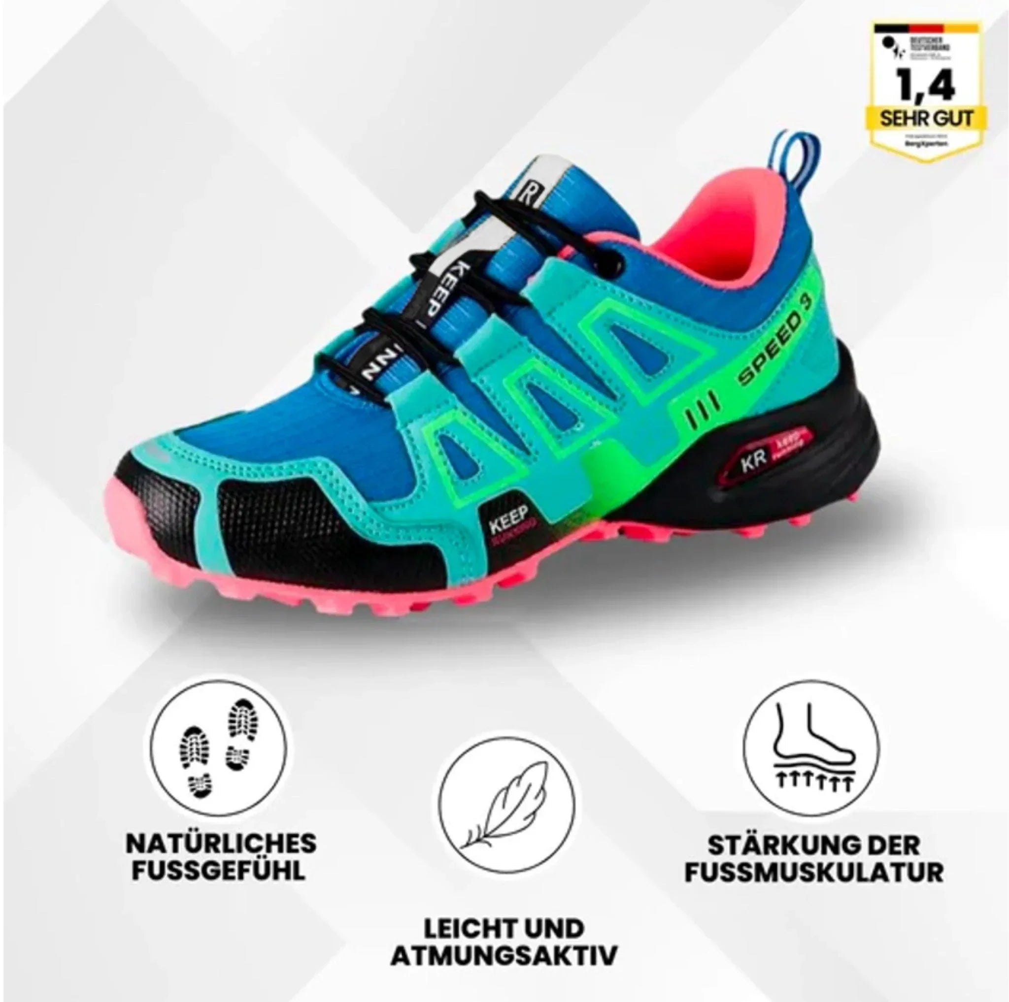 ORTHOTREKKING : Chaussure de trekking et de randonnée ergonomique et antalgique