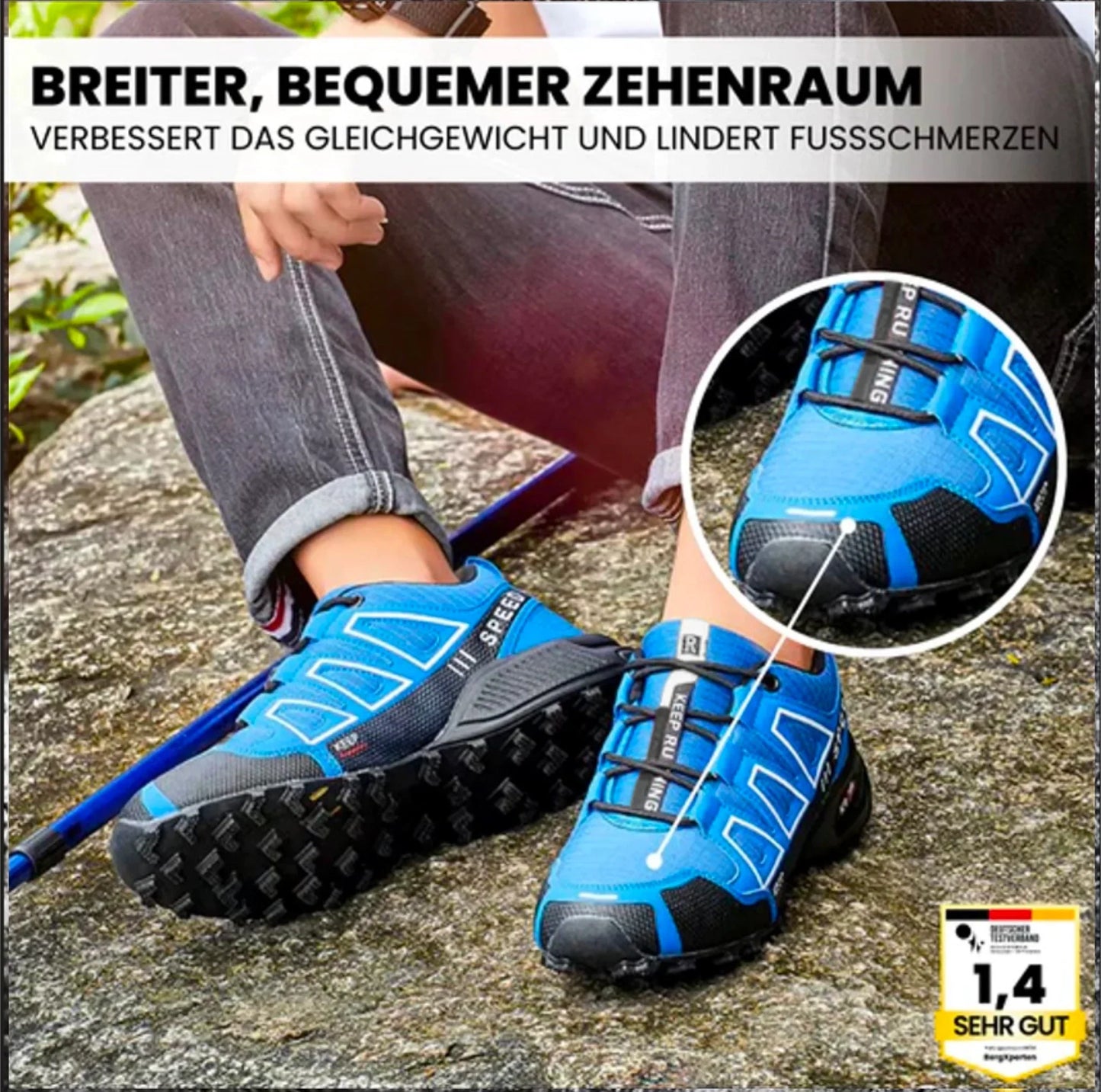 ORTHOTREKKING : Chaussure de trekking et de randonnée ergonomique et antalgique