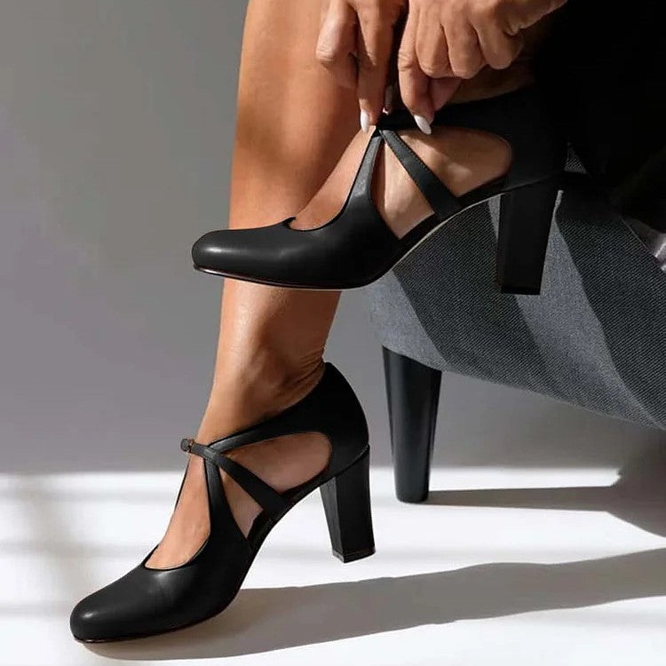 Violet | Escarpins glamour avec de fines brides