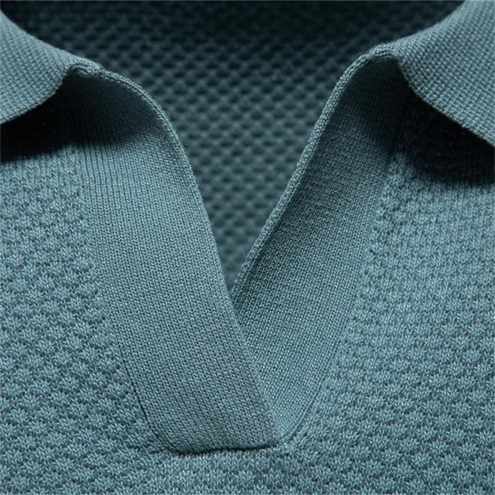 GUSTAV™ | Polo homme élégant et aérien – L'élégance rencontre le confort à porter