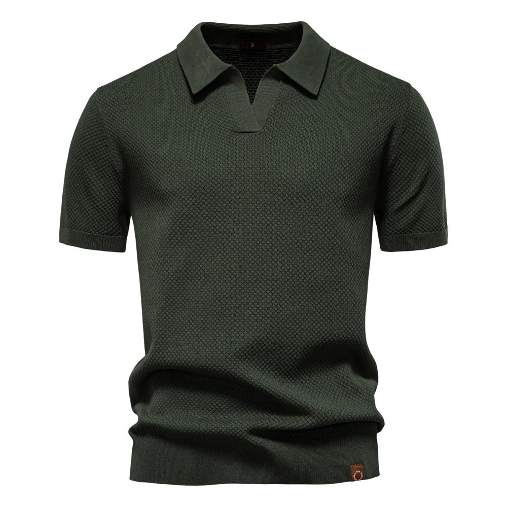 GUSTAV™ | Polo homme élégant et aérien – L'élégance rencontre le confort à porter