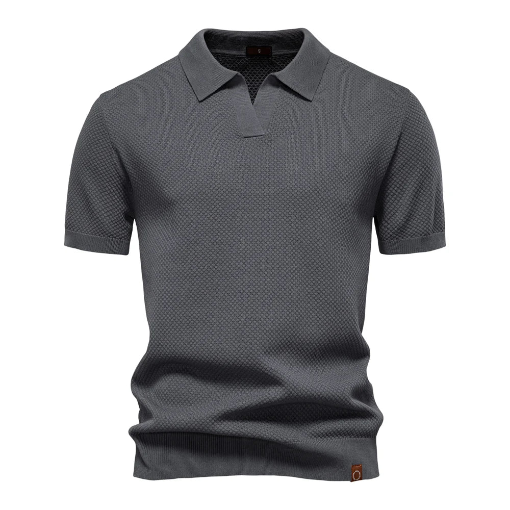 GUSTAV™ | Polo homme élégant et aérien – L'élégance rencontre le confort à porter