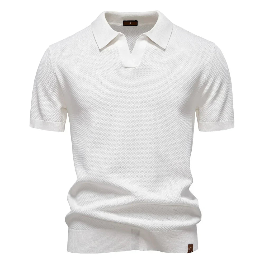 GUSTAV™ | Polo homme élégant et aérien – L'élégance rencontre le confort à porter