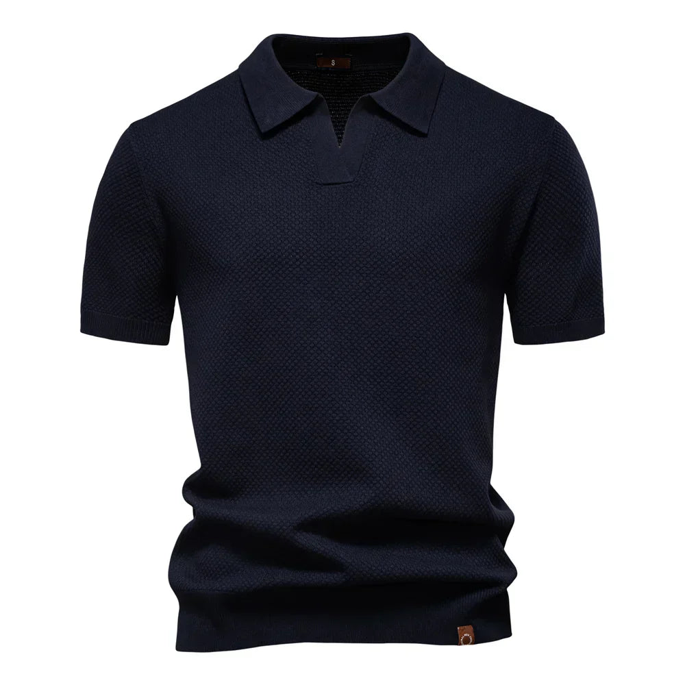 GUSTAV™ | Polo homme élégant et aérien – L'élégance rencontre le confort à porter