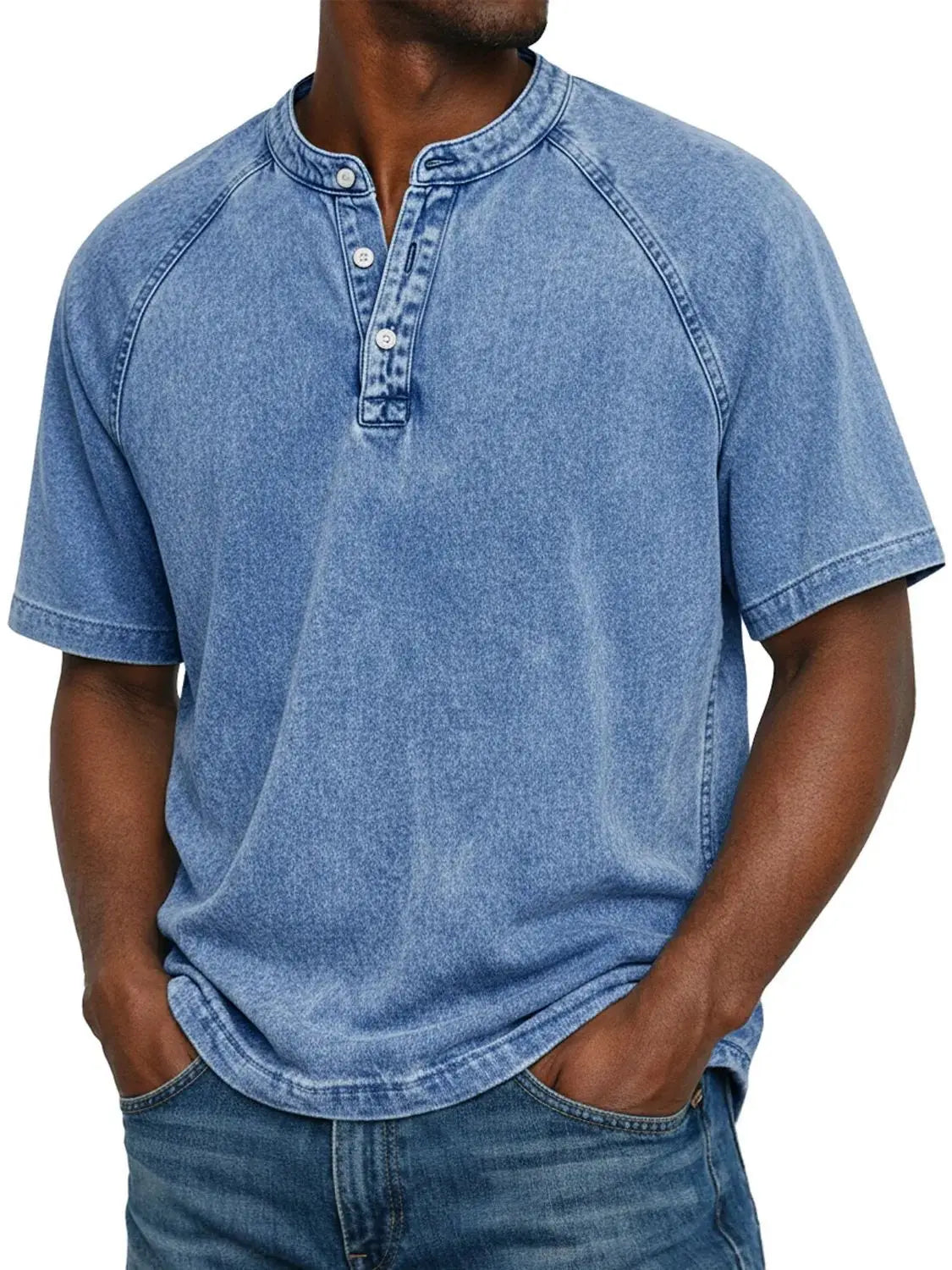 Lukas | Chemise vintage élégante à boutons pour hommes – look rétro intemporel
