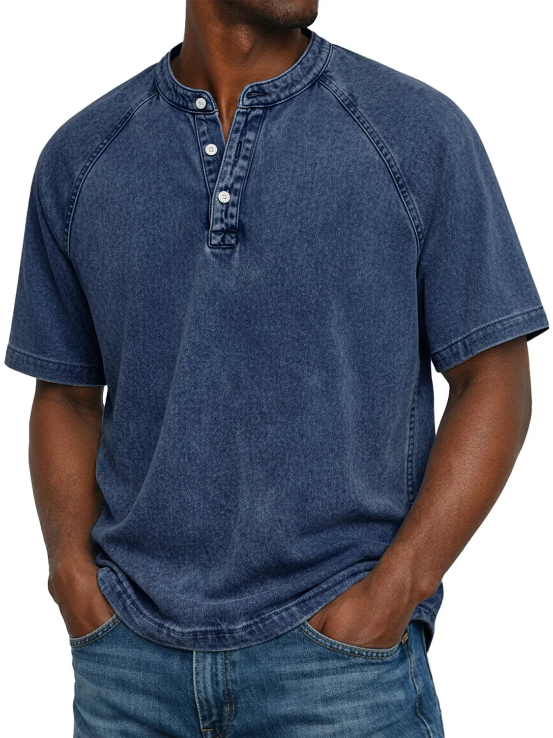 Lukas | Chemise vintage élégante à boutons pour hommes – look rétro intemporel