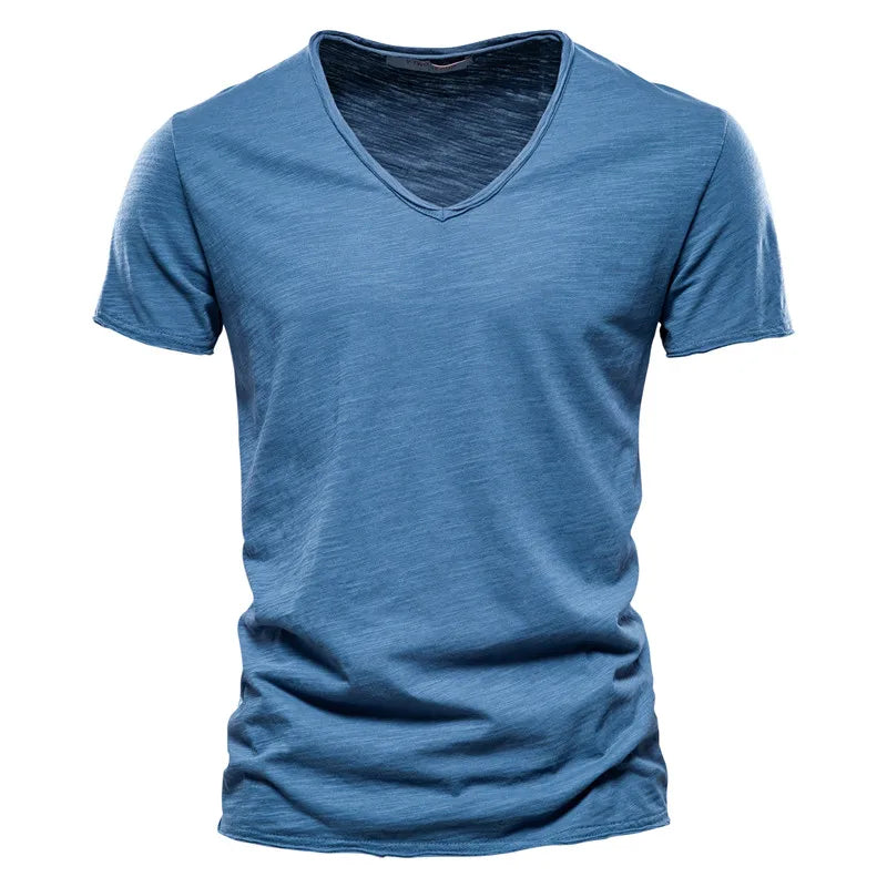 Henrik – T-shirt léger d'été en coton | 1+1 gratuit