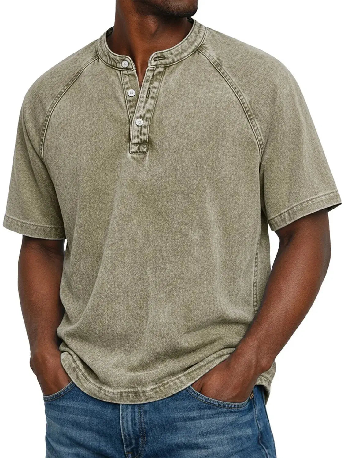 Lukas | Chemise vintage élégante à boutons pour hommes – look rétro intemporel