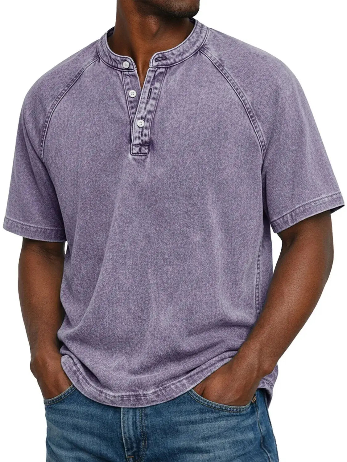 Lukas | Chemise vintage élégante à boutons pour hommes – look rétro intemporel