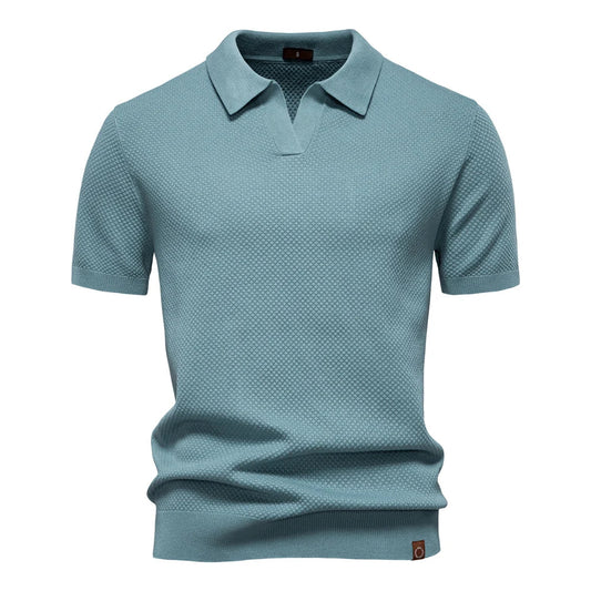 GUSTAV™ | Polo homme élégant et aérien – L'élégance rencontre le confort à porter
