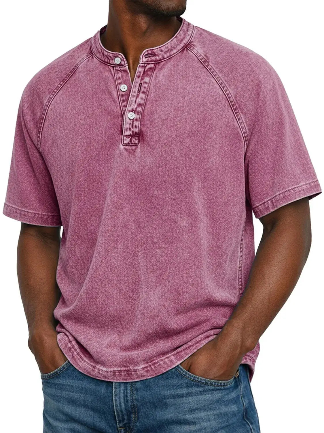 Lukas | Chemise vintage élégante à boutons pour hommes – look rétro intemporel