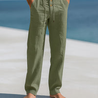 MATTEO Pantalon d'été léger en lin – respirant, confortable et élégant