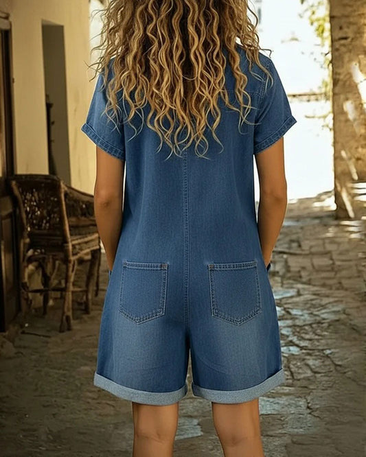 Capri | Salopette en denim légère – confortable, aérienne et polyvalente, facile à assortir