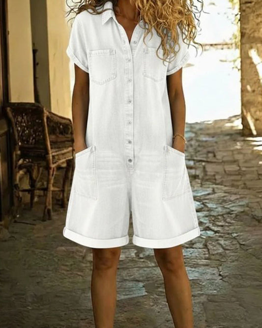Capri | Salopette en denim légère – confortable, aérienne et polyvalente, facile à assortir